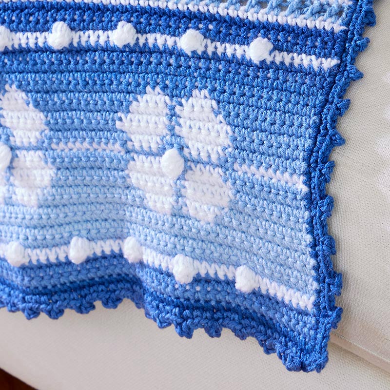 Flower Bands Blanket Pattern - Image 4