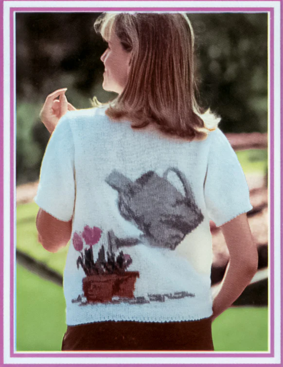 Flower Pots Cardigan Pattern - Image 2