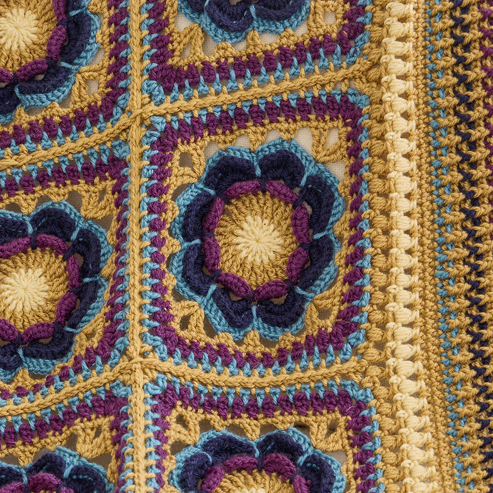 Flower Squares Blanket - Image 3