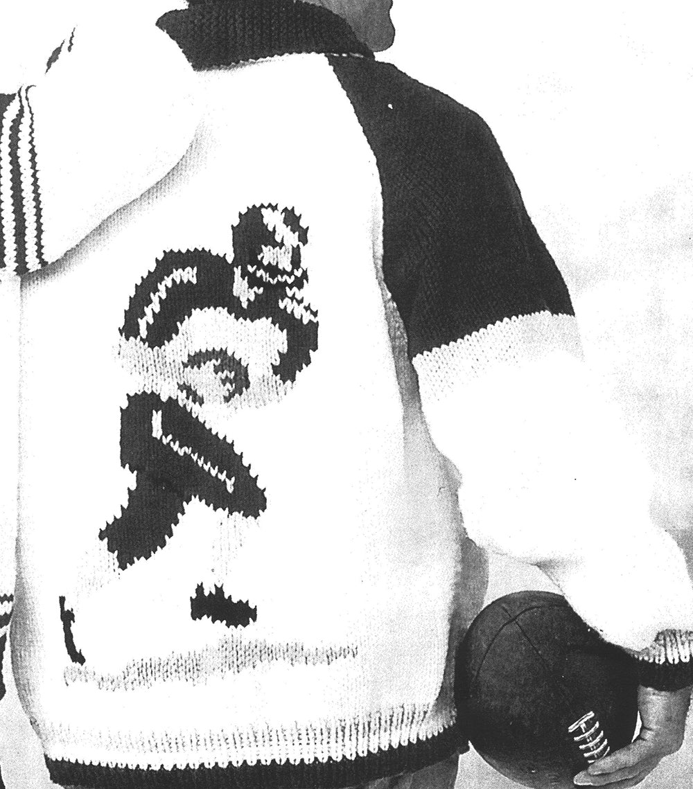 Youth Football Player Sweater Pattern - Image 2