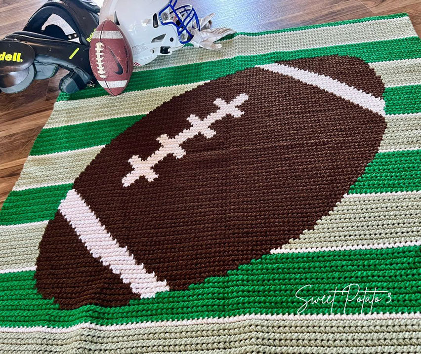 Football Sports Throw Blanket - Image 4