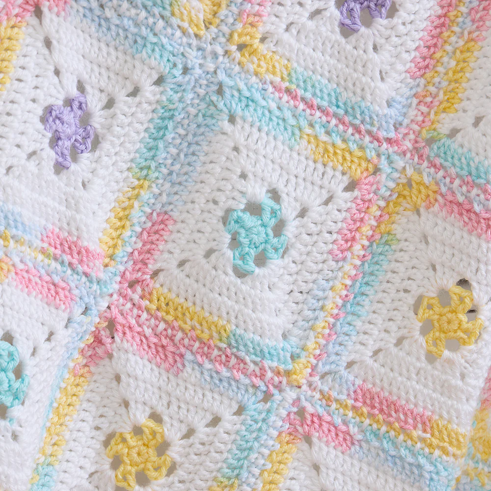 Framed Pastels Baby Blanket - Image 2