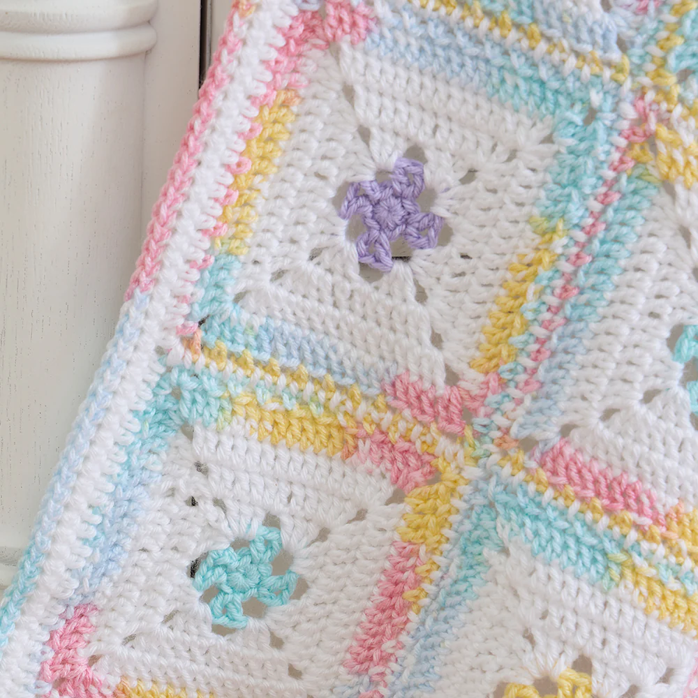 Framed Pastels Baby Blanket - Image 3