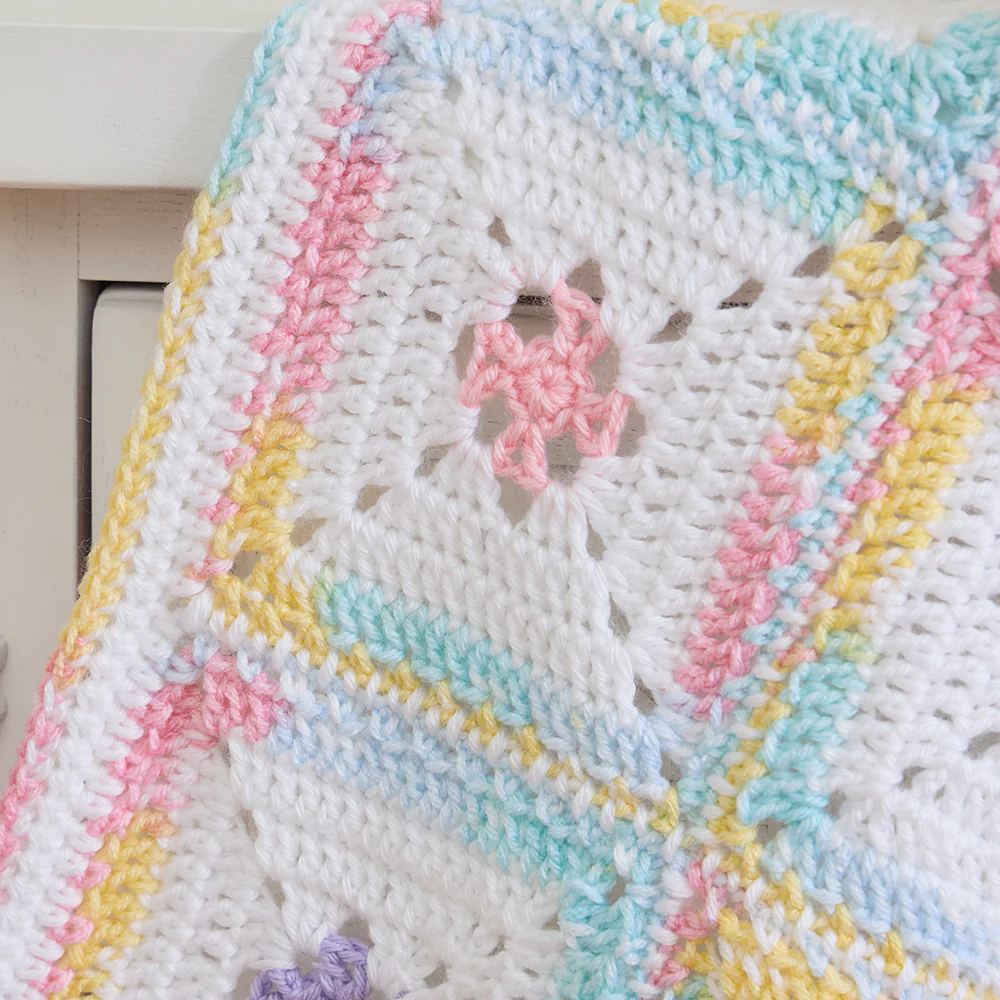 Framed Pastels Baby Blanket - Image 4