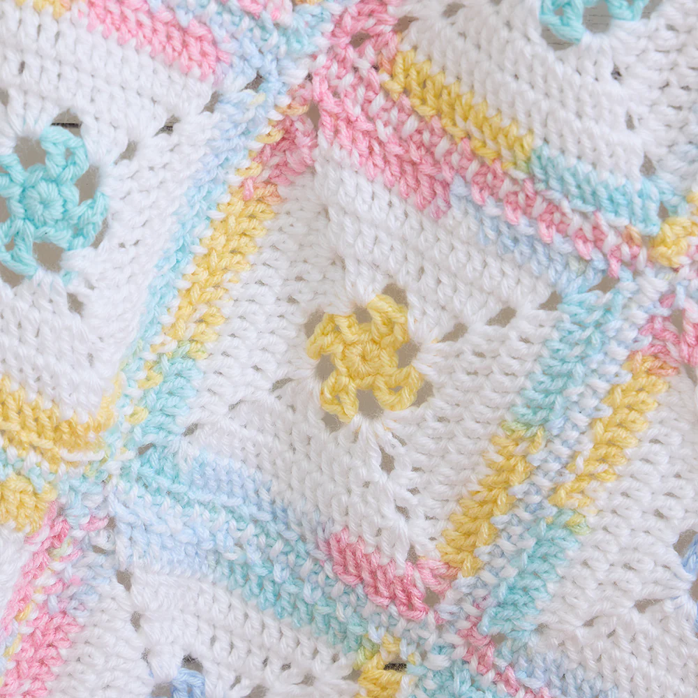 Framed Pastels Baby Blanket - Image 5
