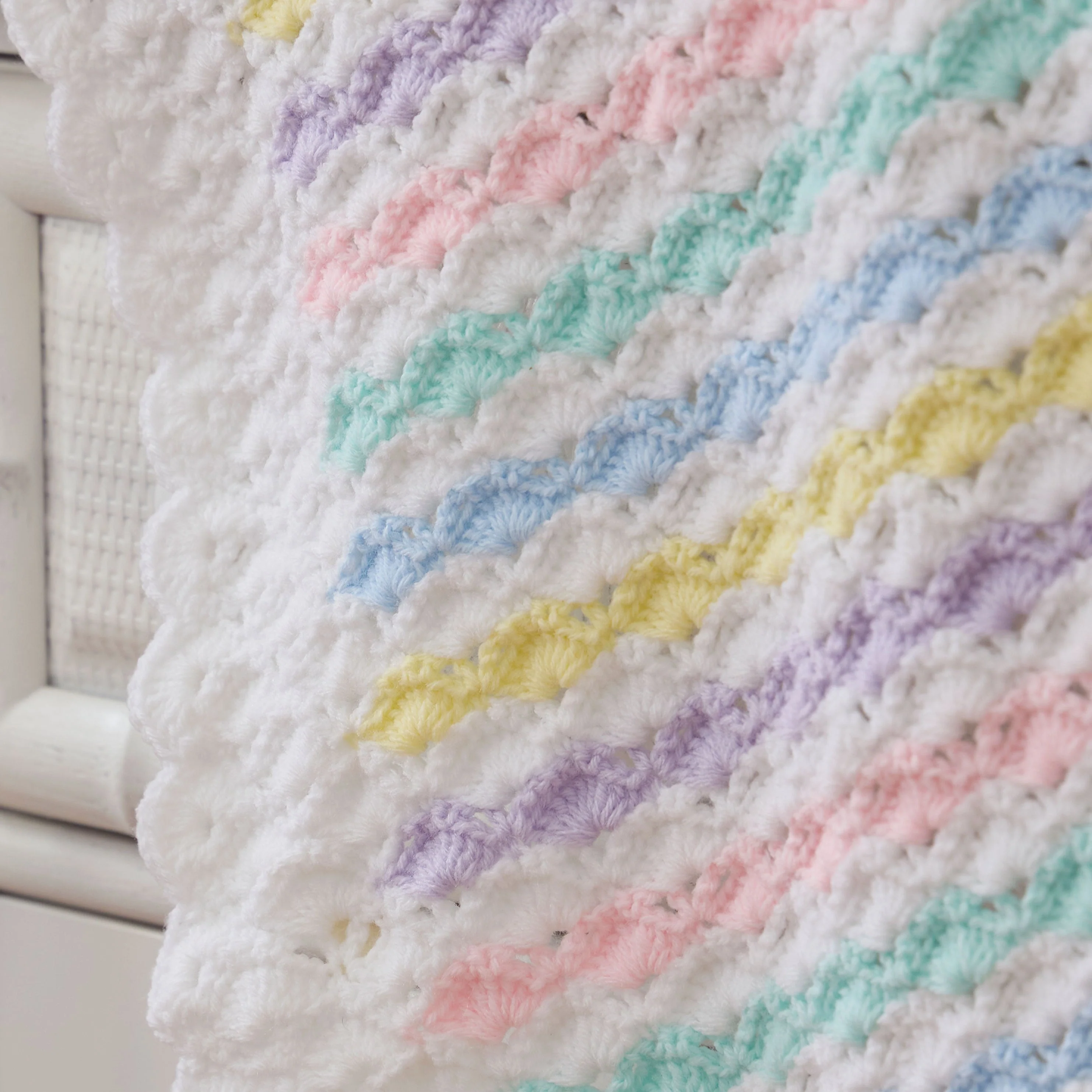 Framed Shells Baby Blanket - Image 3
