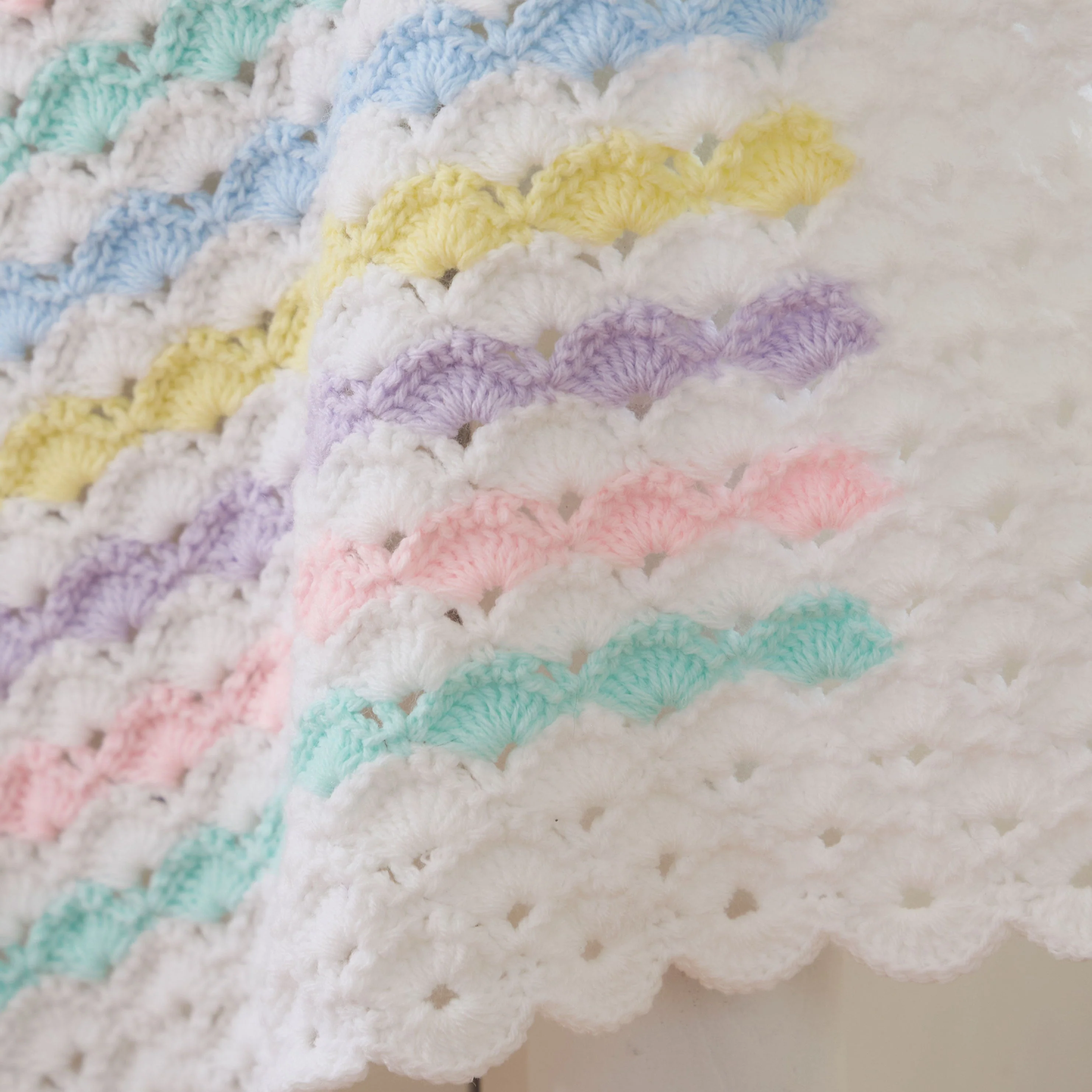 Framed Shells Baby Blanket - Image 4