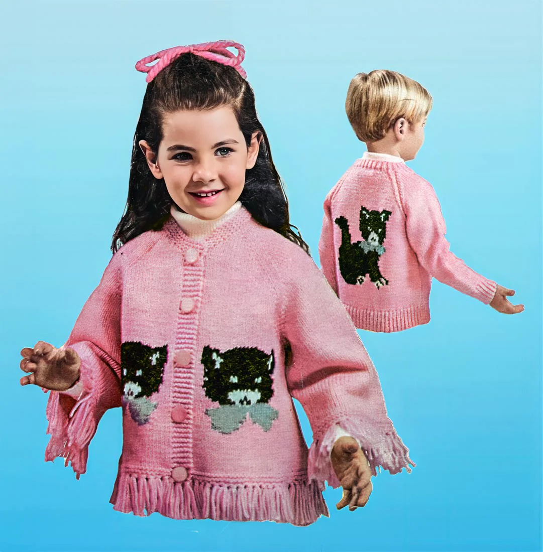 Fringed Kitten Jacket Pattern - Image 2