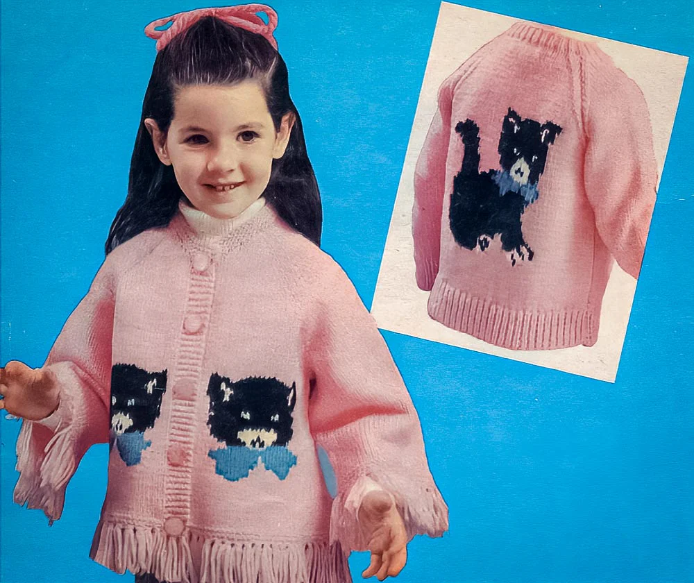 Fringed Kitten Jacket Pattern - Image 3