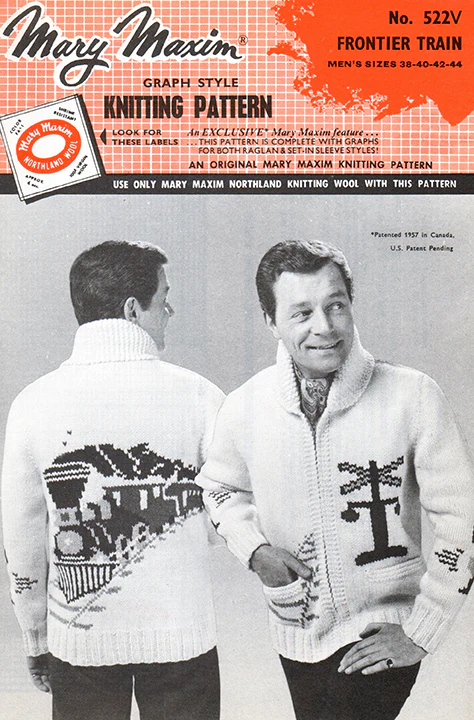Frontier Train Cardigan Pattern - Image 3
