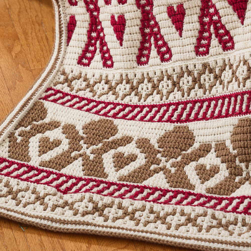 Gingerbread Mosaic Blanket - Image 2