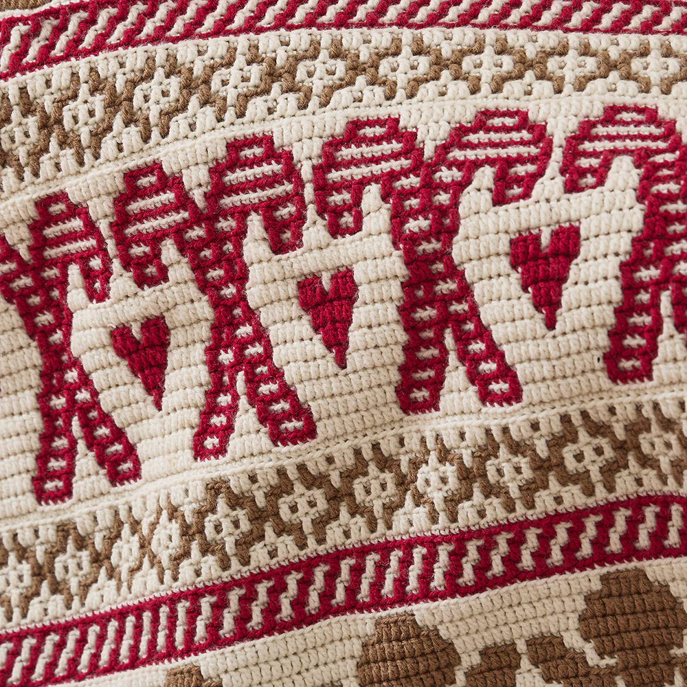 Gingerbread Mosaic Blanket - Image 3
