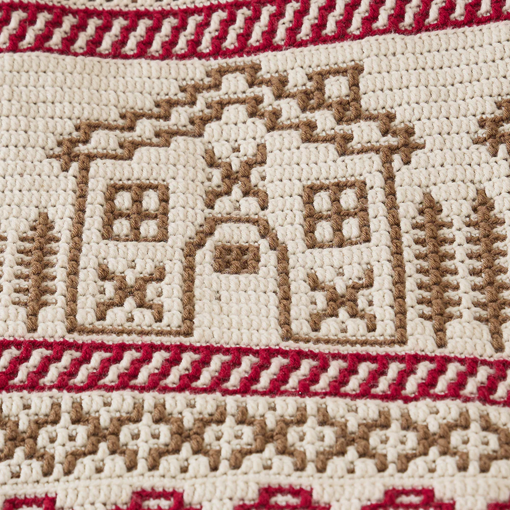 Gingerbread Mosaic Blanket - Image 5