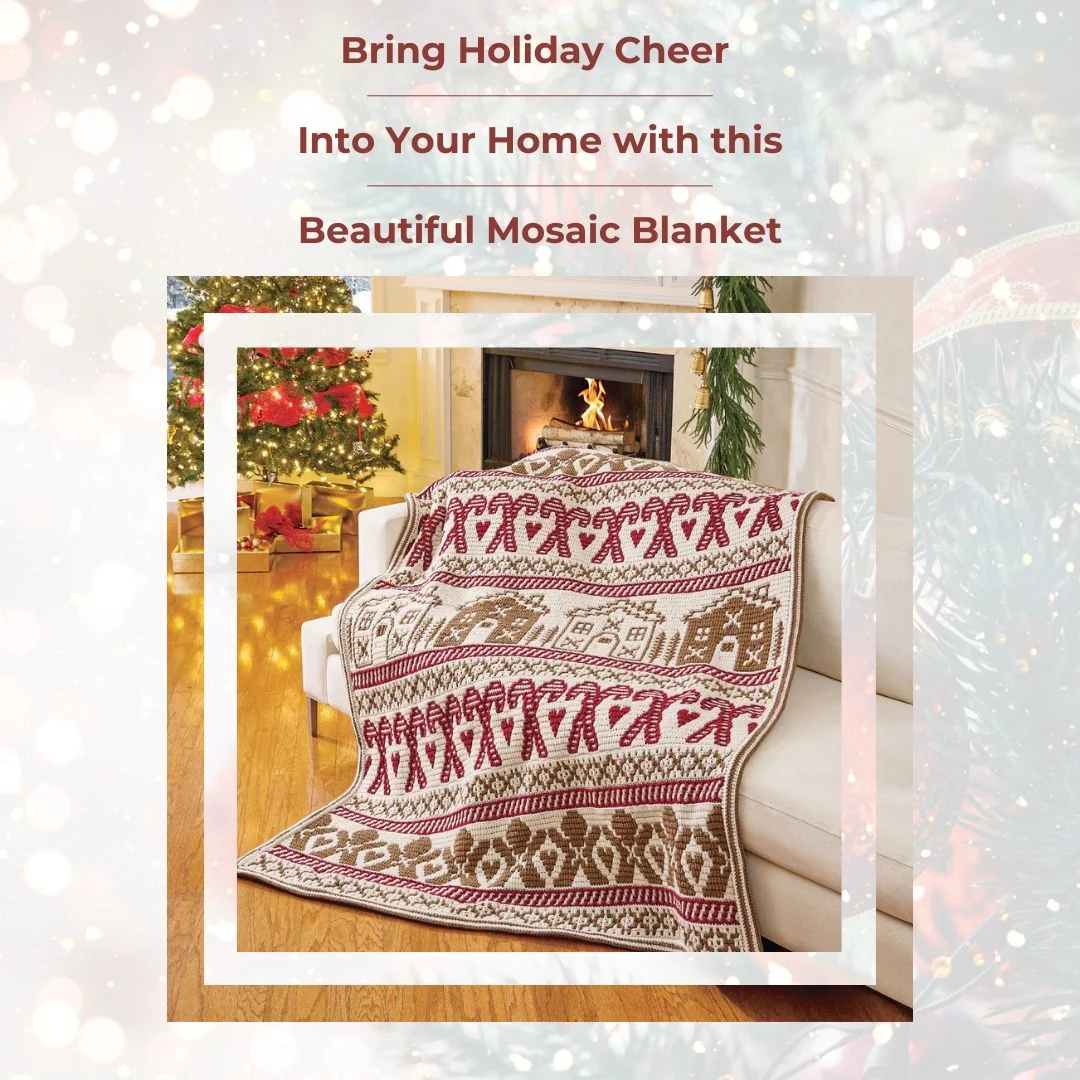 Gingerbread Mosaic Blanket - Image 7