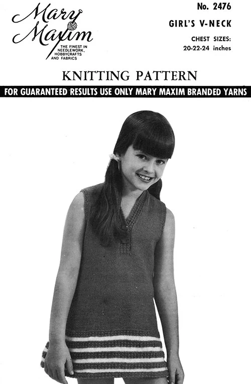 Girl's Springtime V-Neck Dress Pattern - Image 2