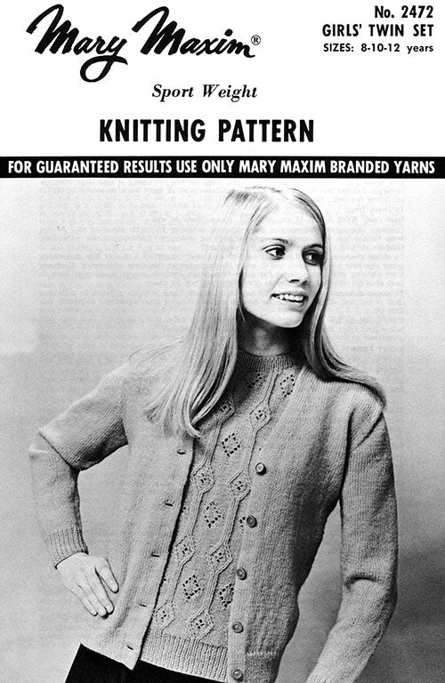 Girls' Twin Set Pattern - Image 2