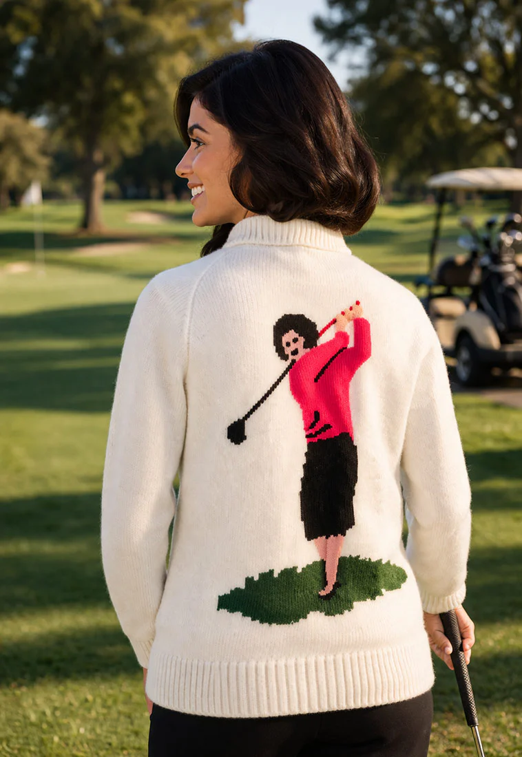 Knitted Golf Cardigan Pattern - Image 2