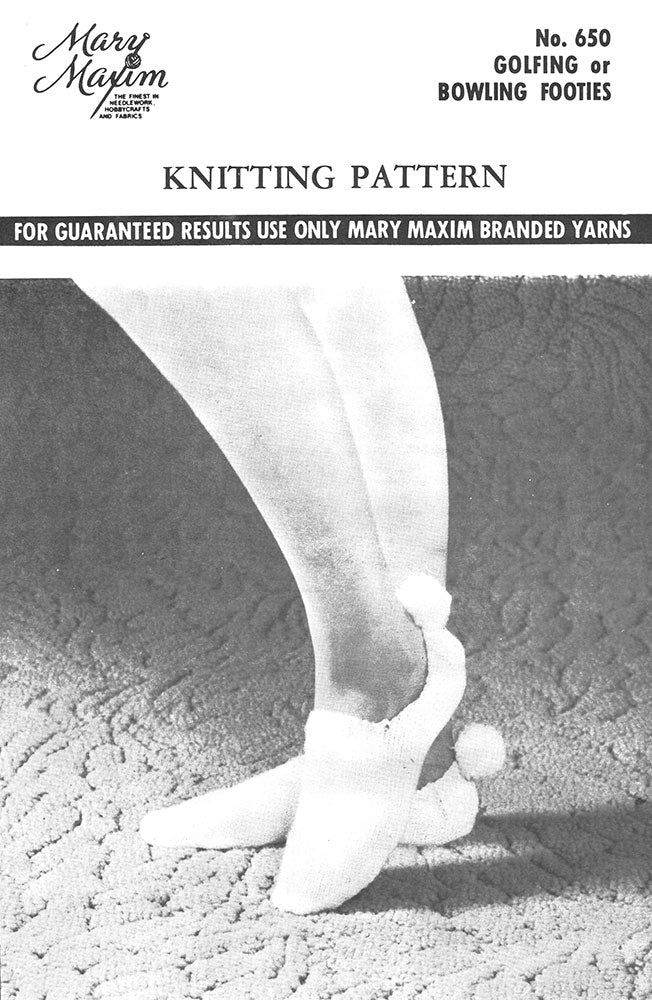Golfing or Bowling Footies Pattern - Image 2