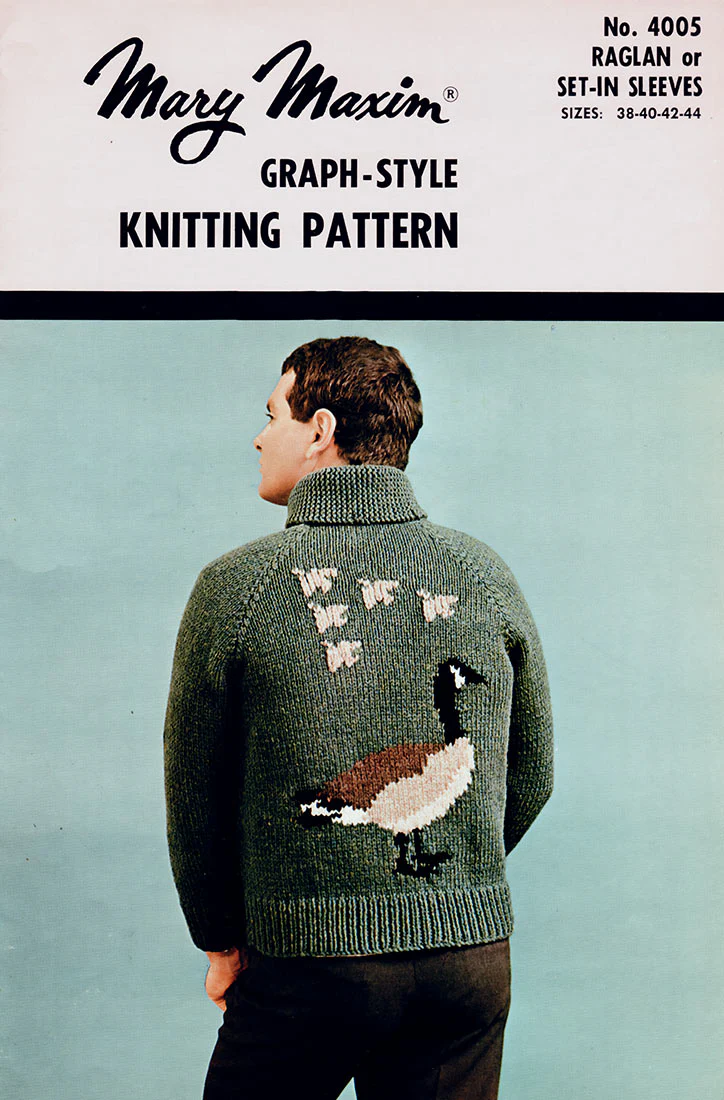 Men's Goose Zip-Up Cardigan Pattern - Image 4