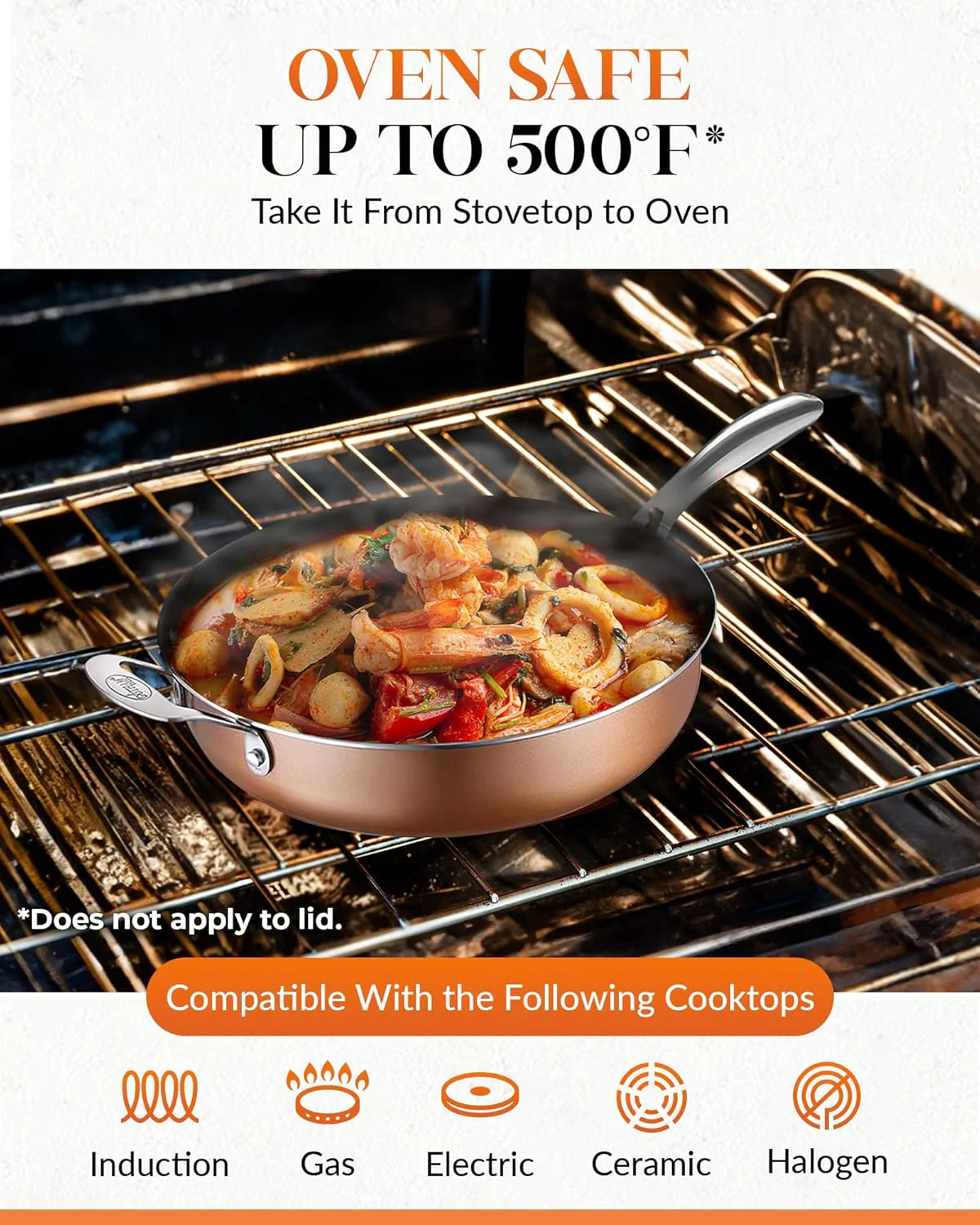 Gotham Steel 5.5 Qt. Jumbo Cooker - Image 3
