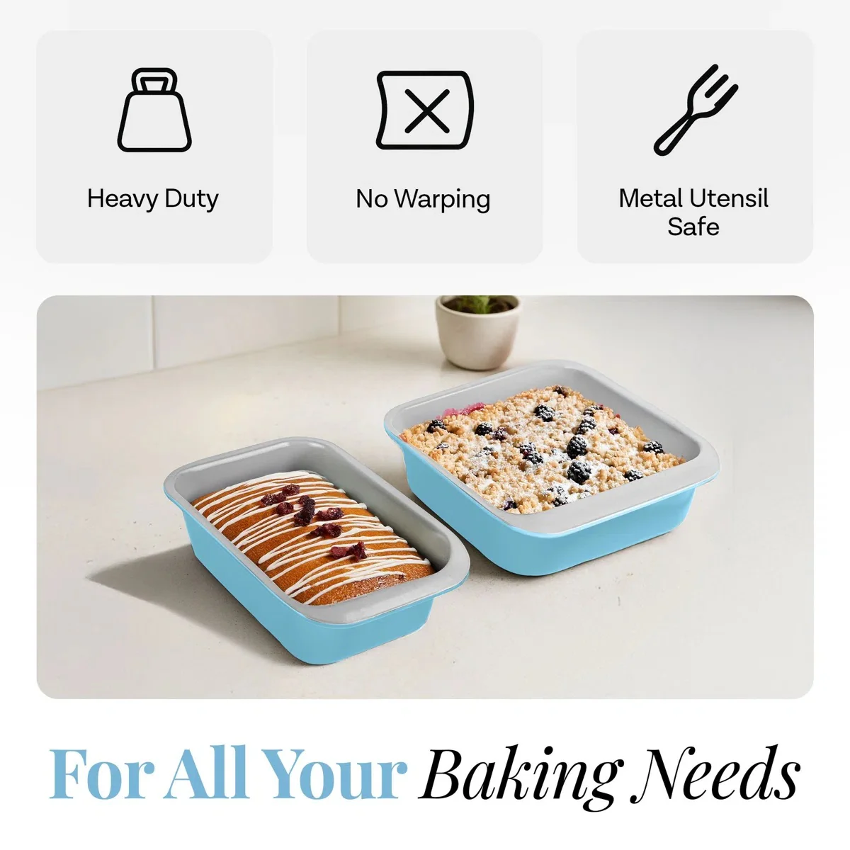 Gotham Steel Bakeware Stackable 6 pc Set - Image 6