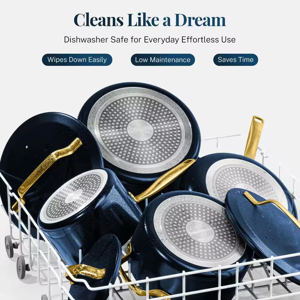 Gothan Steel Modern Blue 11 pc Cookware Set - Image 6
