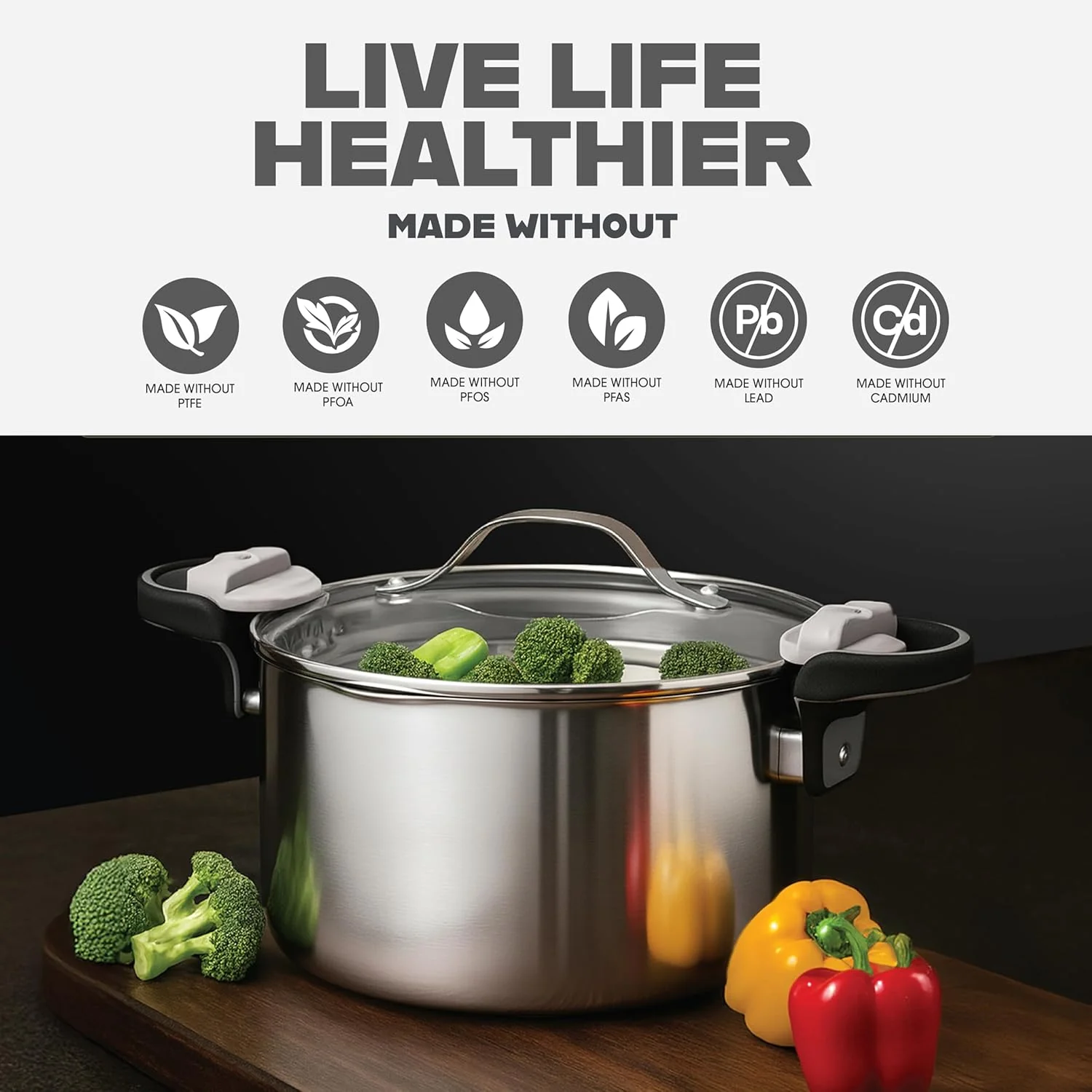 Gothanm Steel 5 Qt. Pasta Pot - Image 2