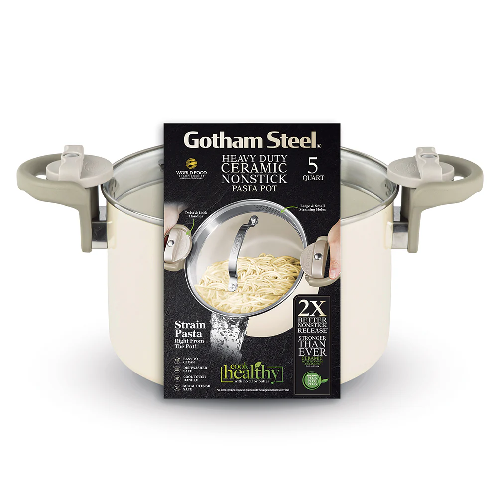 Gothanm Steel 5 Qt. Pasta Pot - Image 6