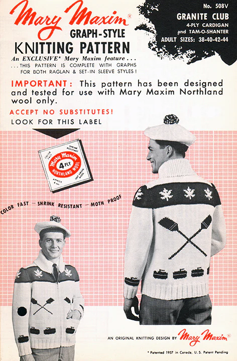 Granite Club Cardigan and Tam-O-Shanter Pattern - Image 2
