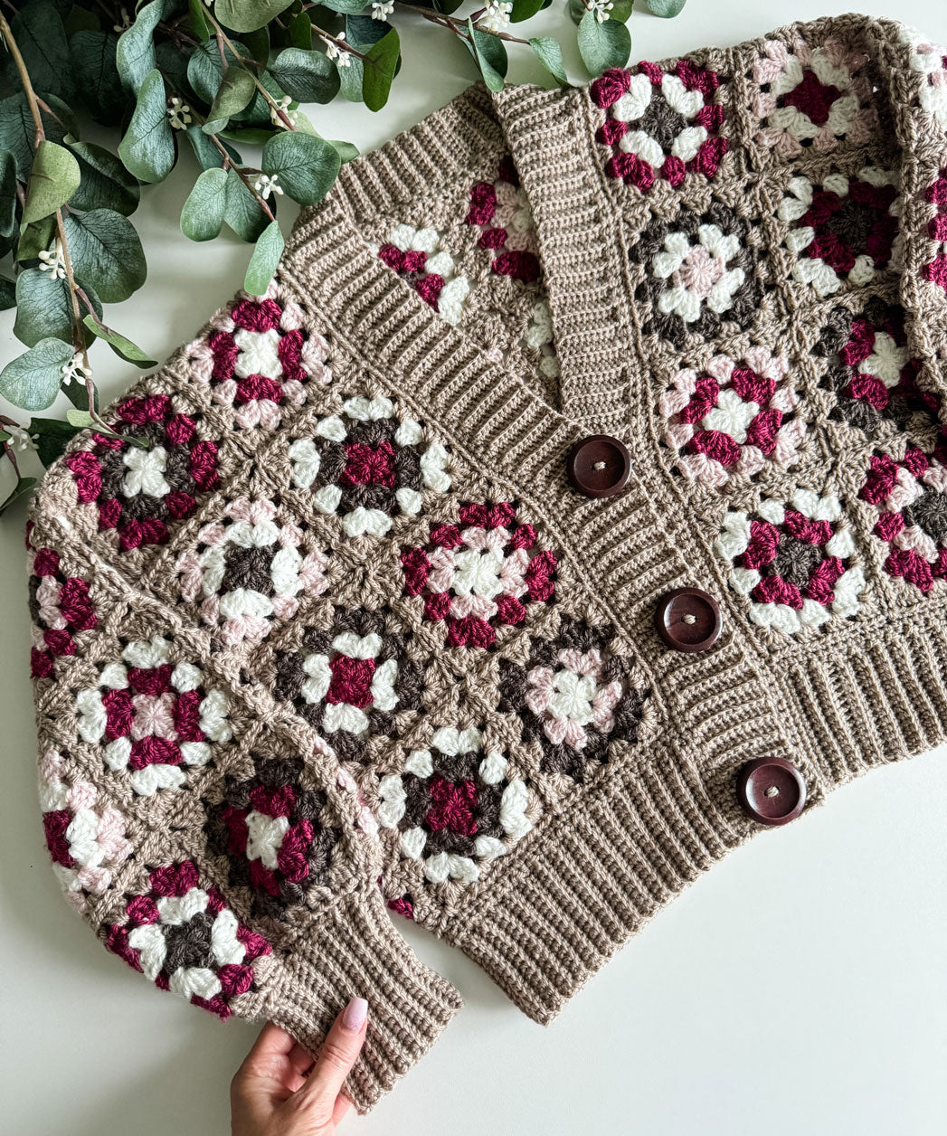 Granny Crop Cardigan - Image 9