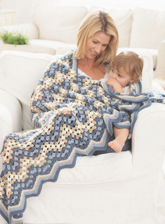 Granny Goes Ripple Pattern
