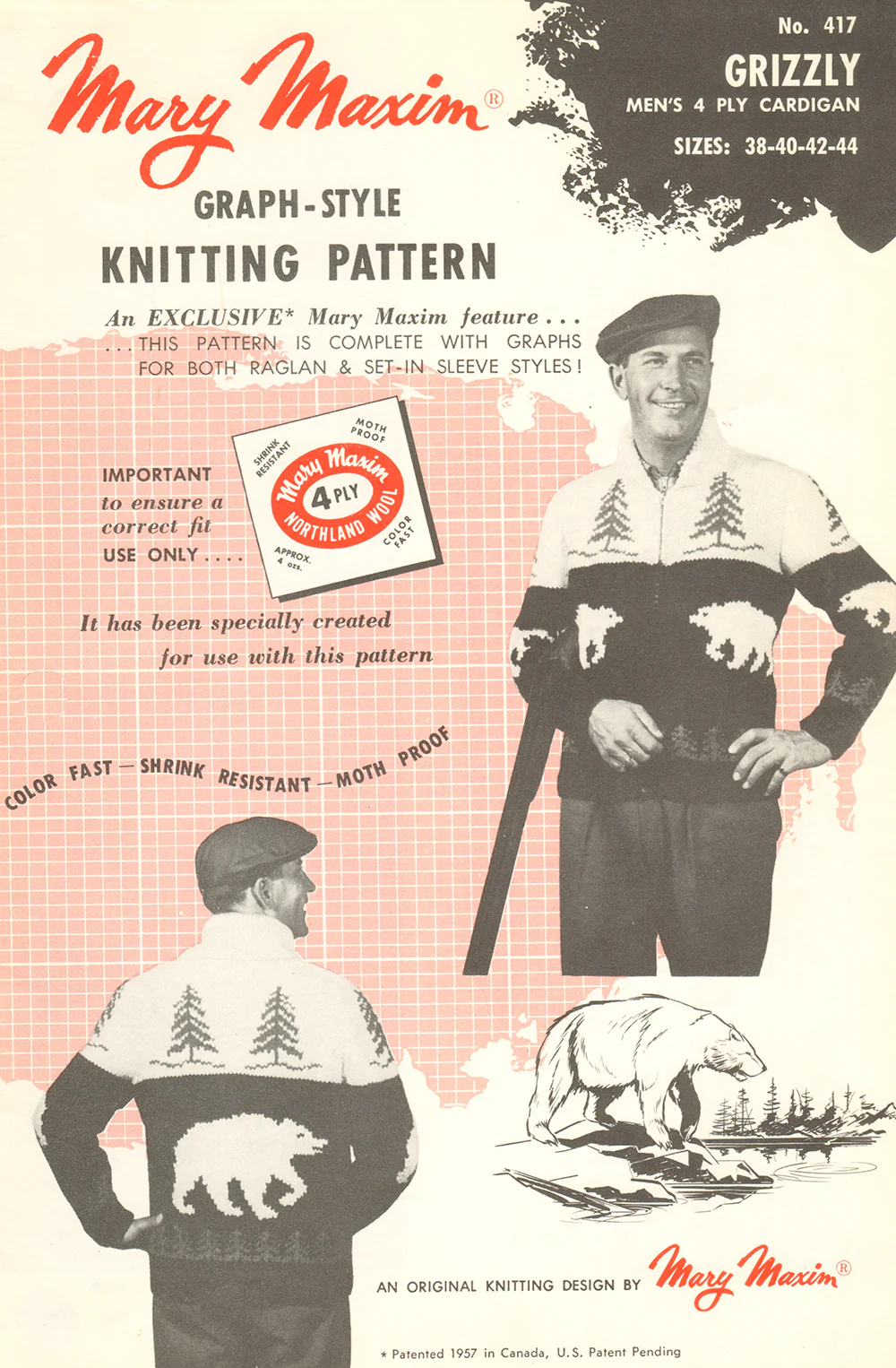 Grizzly Bear Cardigan Pattern - Image 3