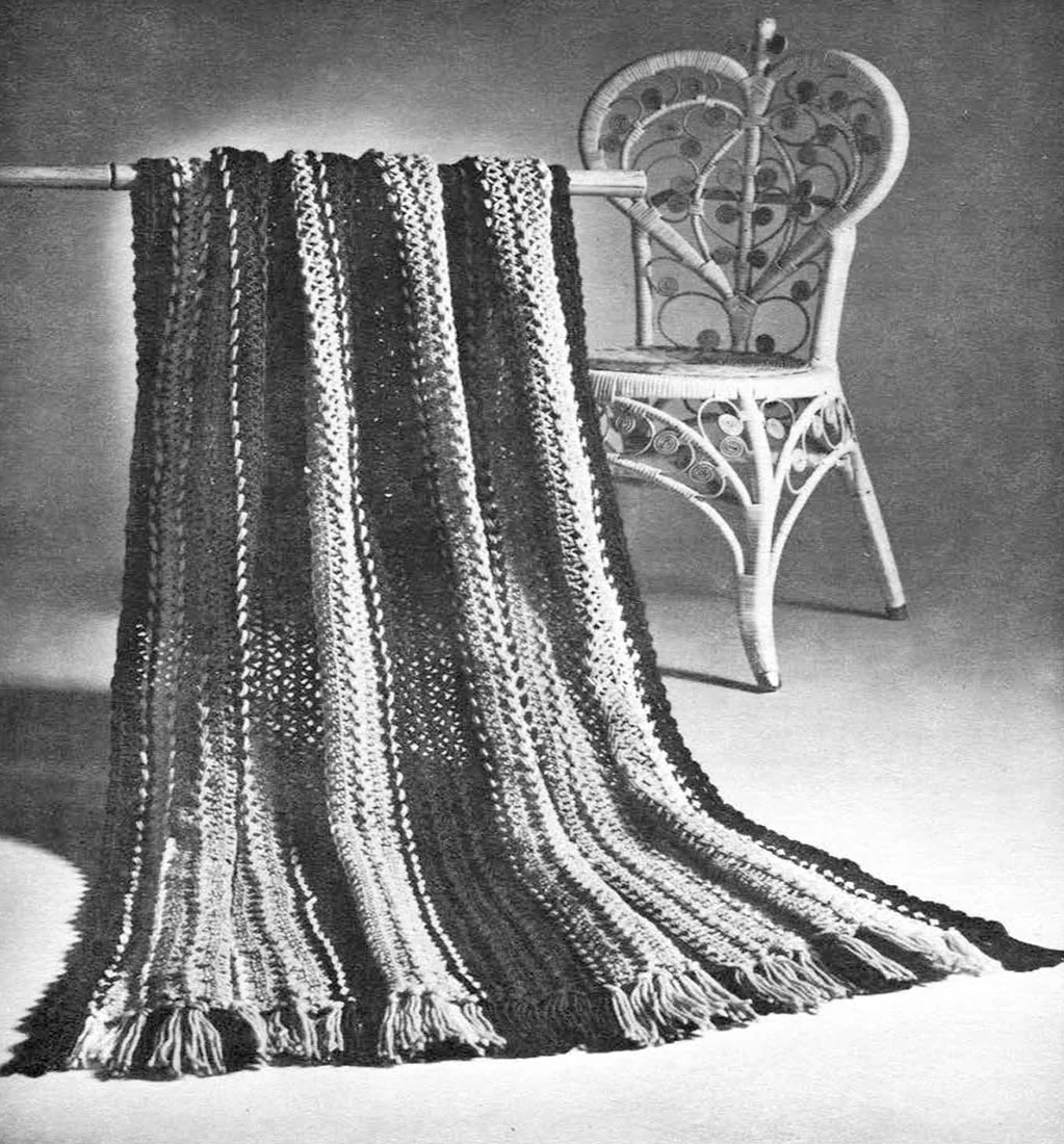 Hairpin Lace Afghan Pattern - Image 2
