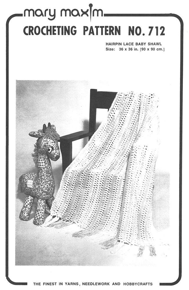 Hairpin Lace Baby Shawl Pattern - Image 2