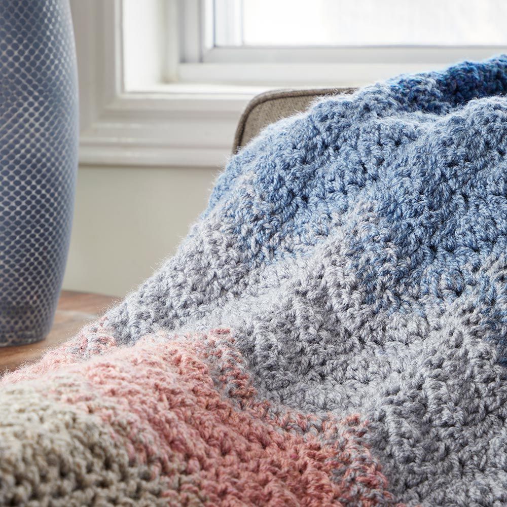 Heathered Waves Throw Pattern - Image 4