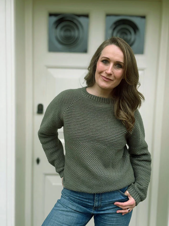 Herringbone Moss Stitch Sweater - Image 7