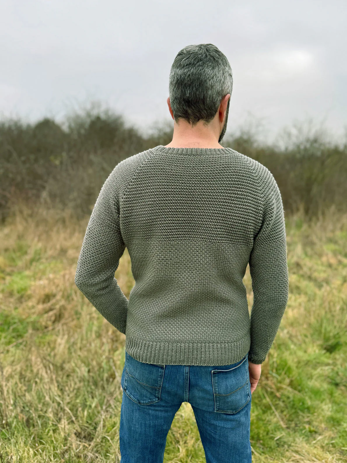 Herringbone Moss Stitch Sweater - Image 9