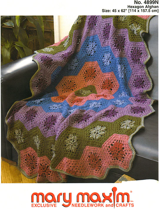 Hexagon Afghan Pattern - Image 2