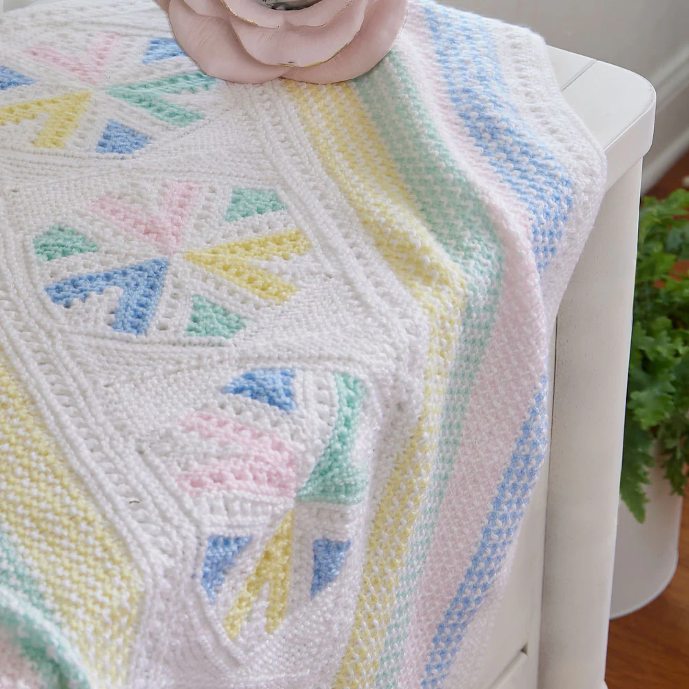 Hexagons and Honeycombs Baby Blanket - Image 2