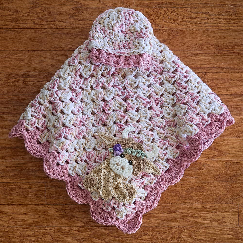 Highland Cow Blanket & Hat Ensemble - Image 3