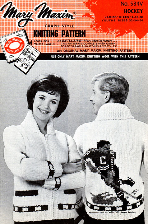 Ladies' or Youth Hockey Cardigan Pattern - Image 3