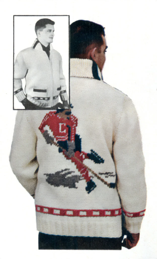 Adult's Hockey Cardigan Pattern - Image 3