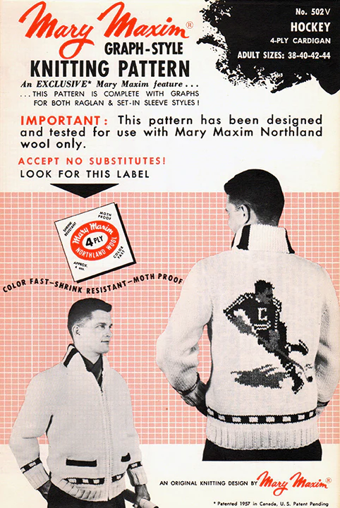 Adult's Hockey Cardigan Pattern - Image 4