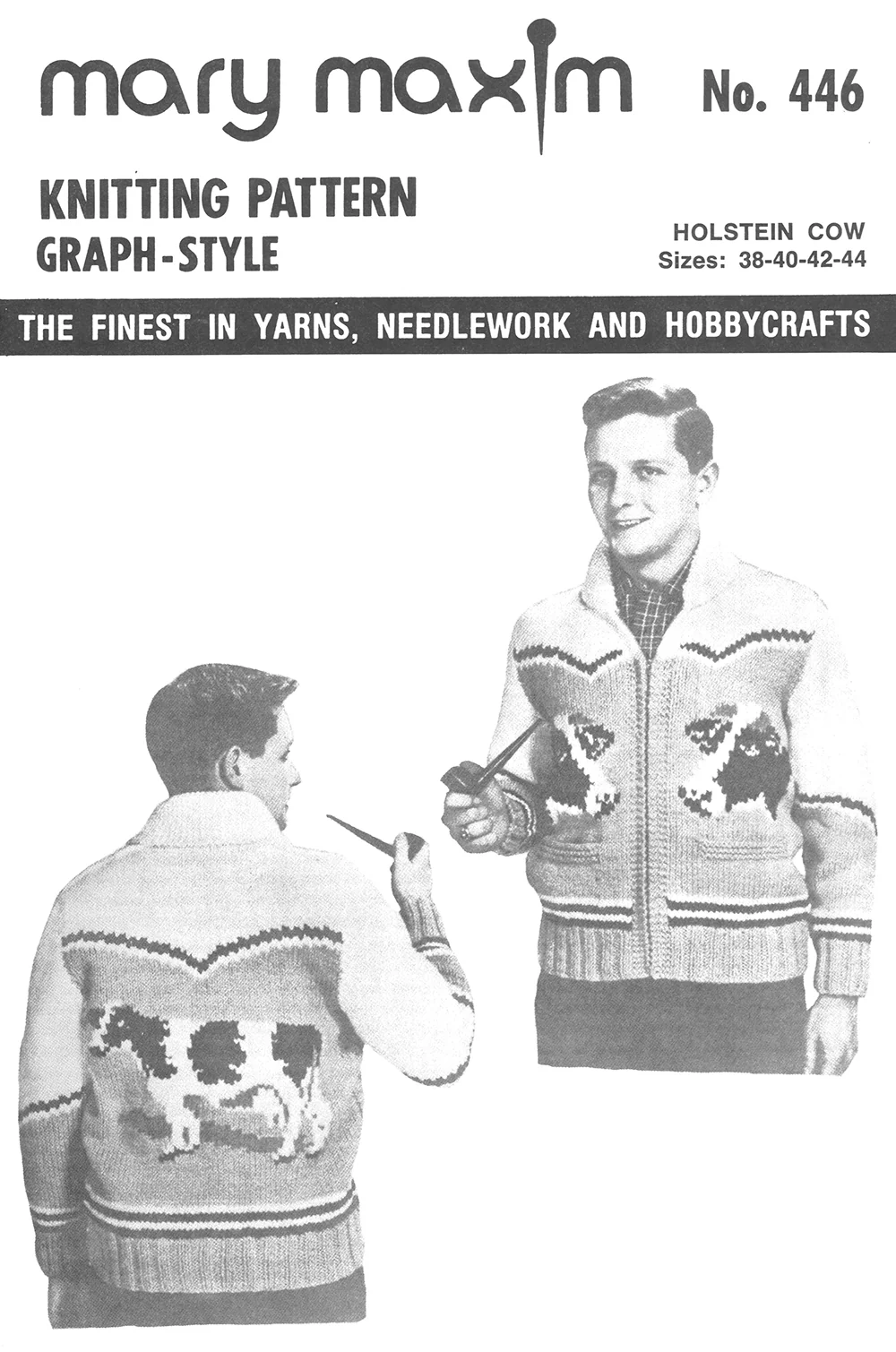 Holstein Cow Cardigan Pattern - Image 4