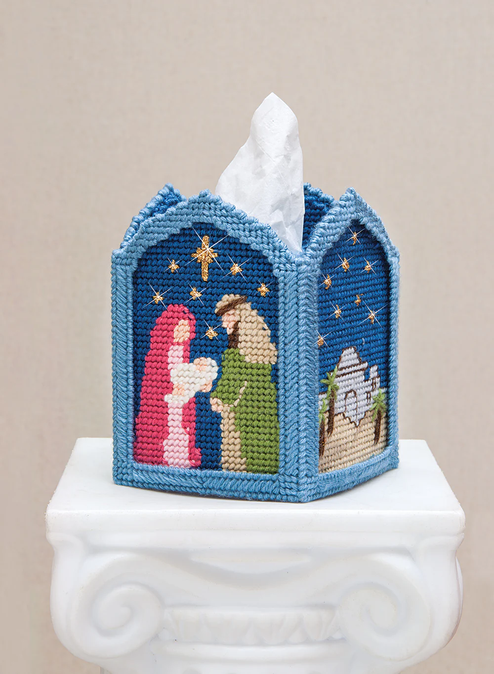 Holy Night Tissue Box Cover Pattern