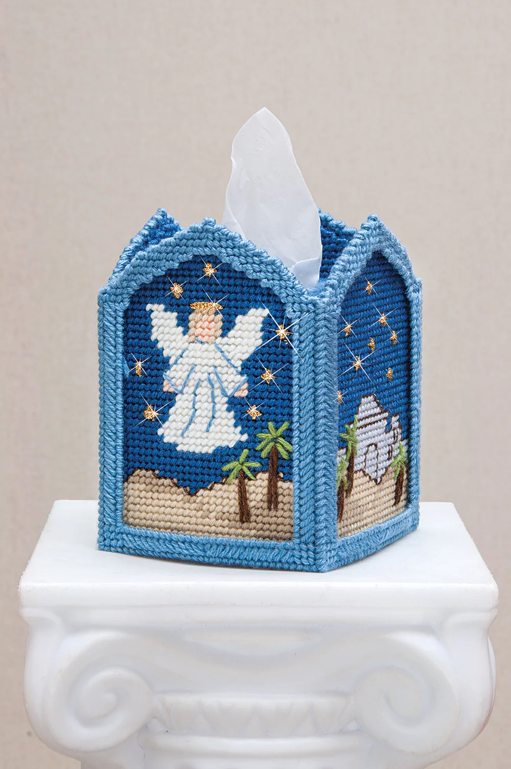 Holy Night Tissue Box Cover Pattern - Image 2