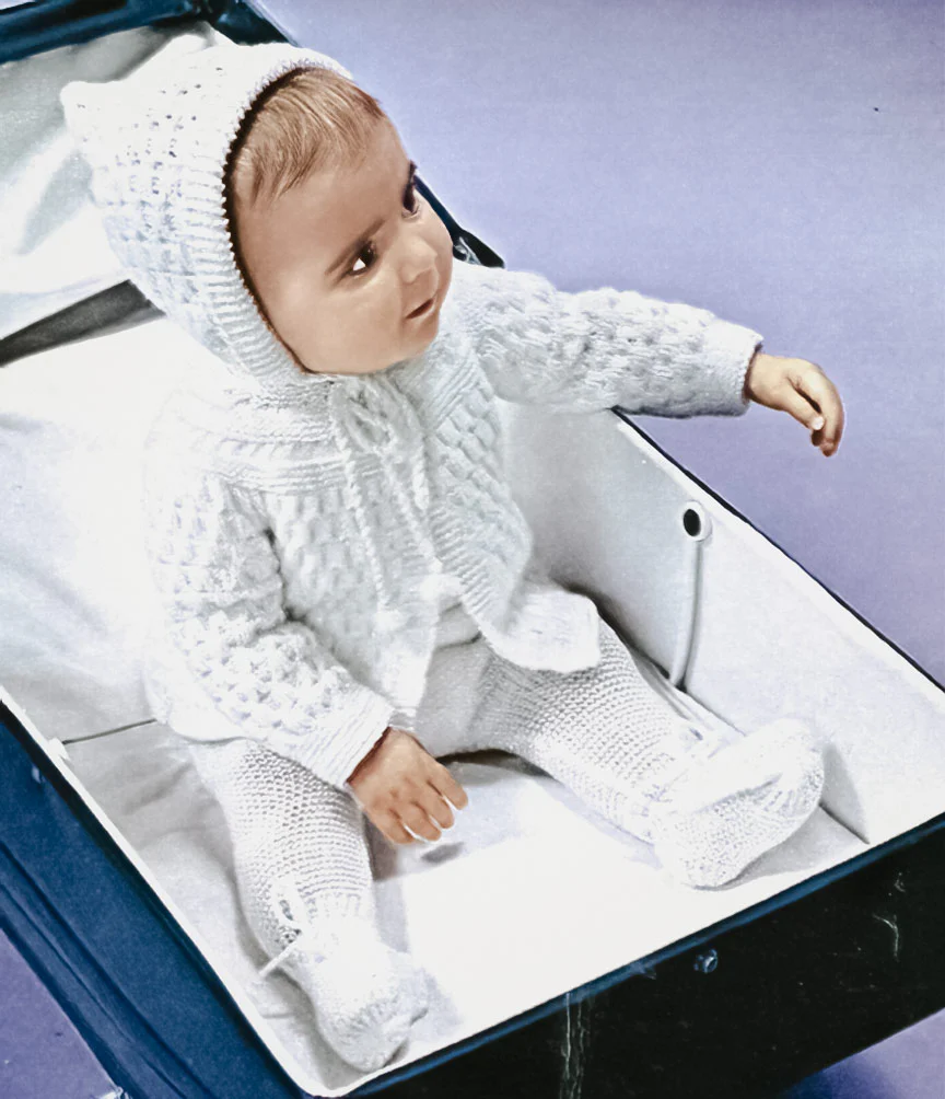 Hooded Cardigan & Leggings Pattern - Image 2