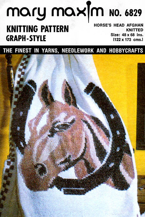 Horse's Head Afghan Pattern - Image 2