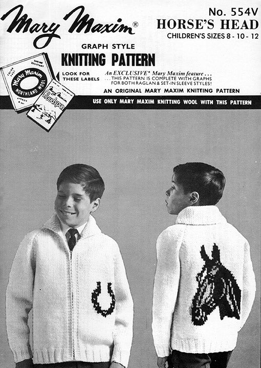 Child's Horse's Head Jacket Pattern - Image 2