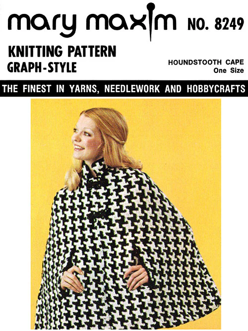 Houndstooth Cape Pattern - Image 2